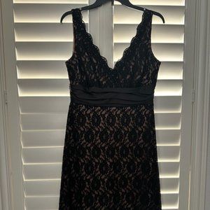 Black Lace Party Dress